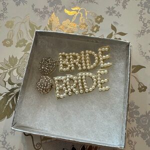 Pearl Bride Hair Clips